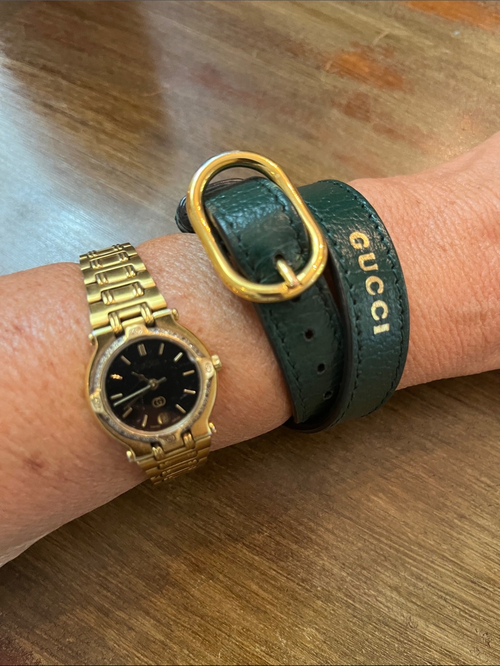100% Gucci Double Wrap Bracelet